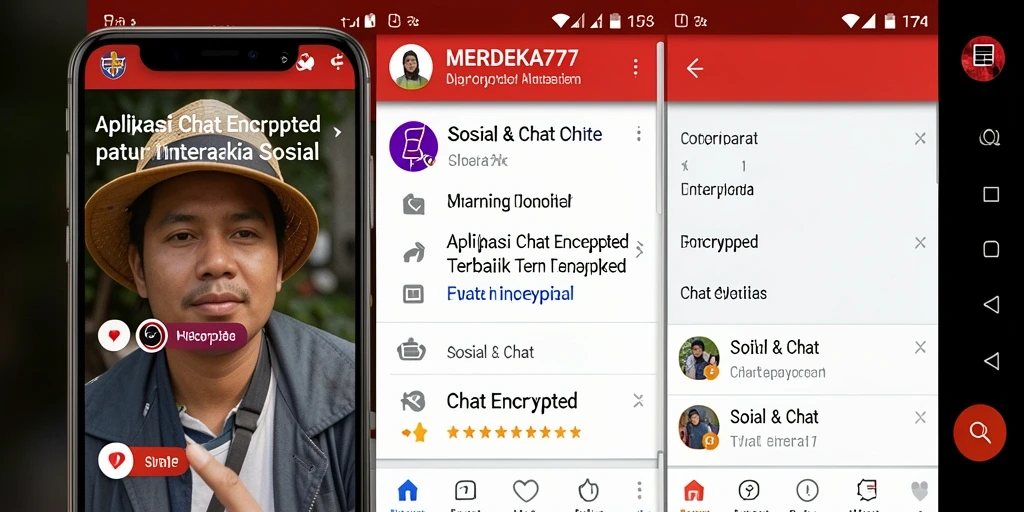 Tampilan antarmuka MERDEKA777 yang modern dan user-friendly.