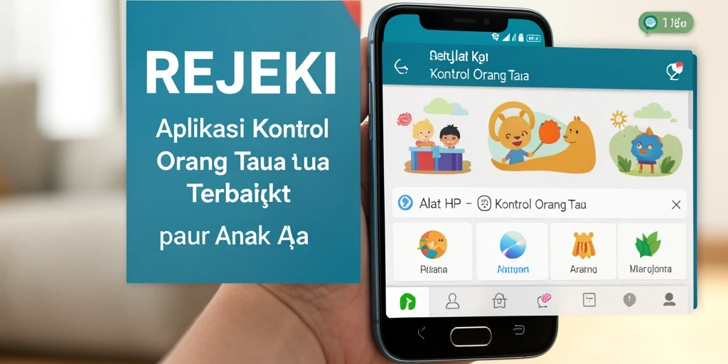 Antarmuka aplikasi REJEKI yang mudah digunakan untuk kontrol orang tua.