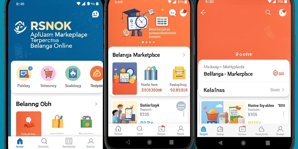 Tampilan antarmuka aplikasi RSNOK yang modern dan fungsional.