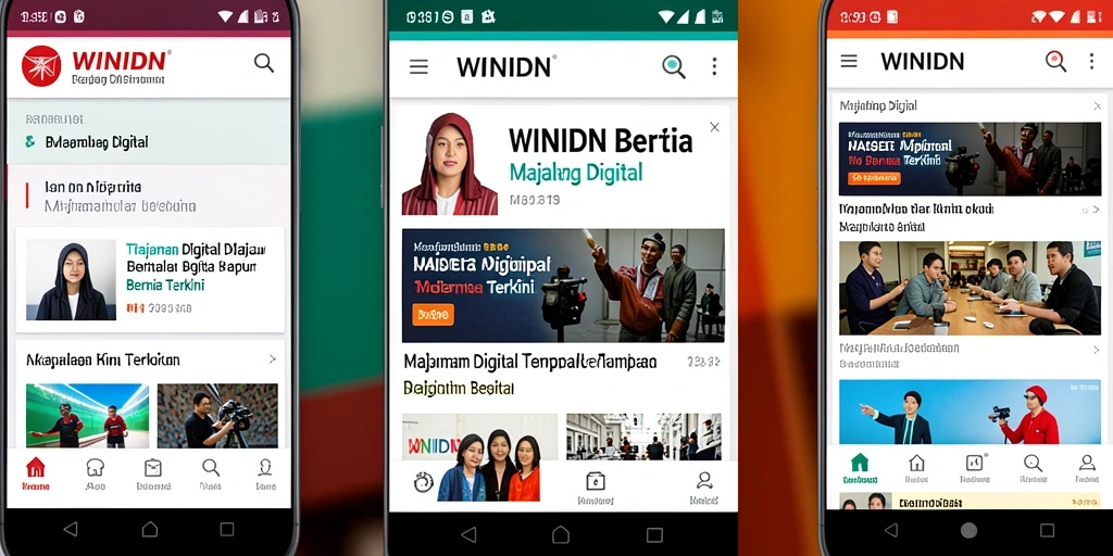 Antarmuka aplikasi WINIDN yang modern dan user-friendly.